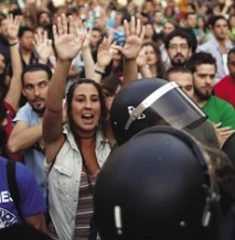 Anti-austerity protests in Spain